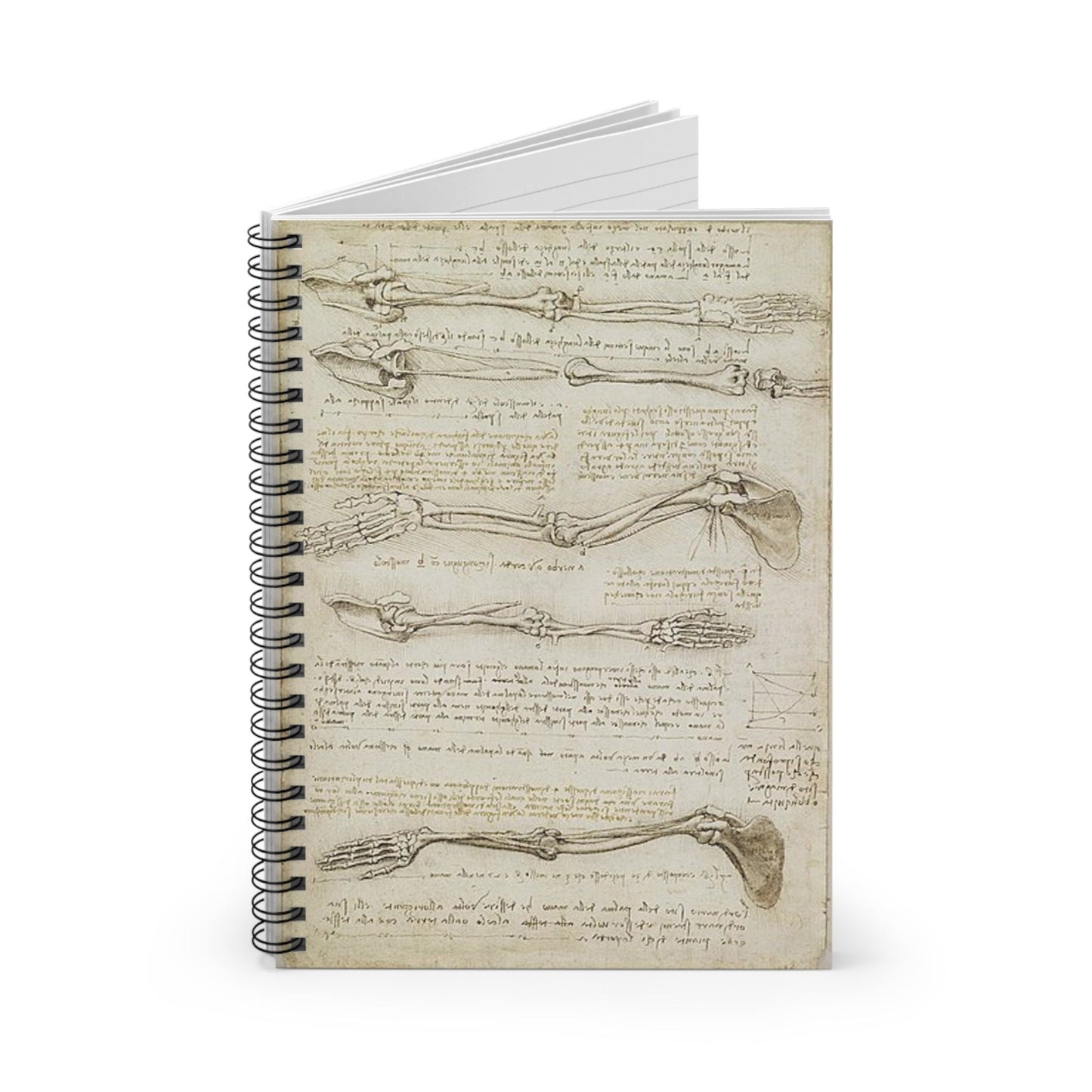 Spiral Notebook - Ruled Line - One Small Step History
