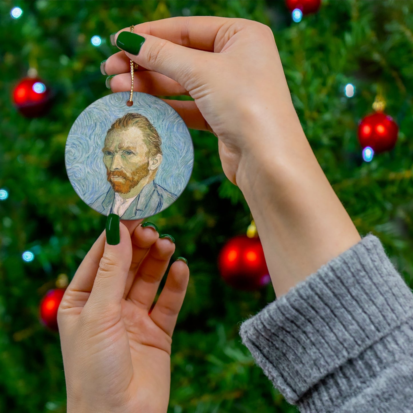 Vincent Van Gogh Ceramic Ornament - One Small Step History