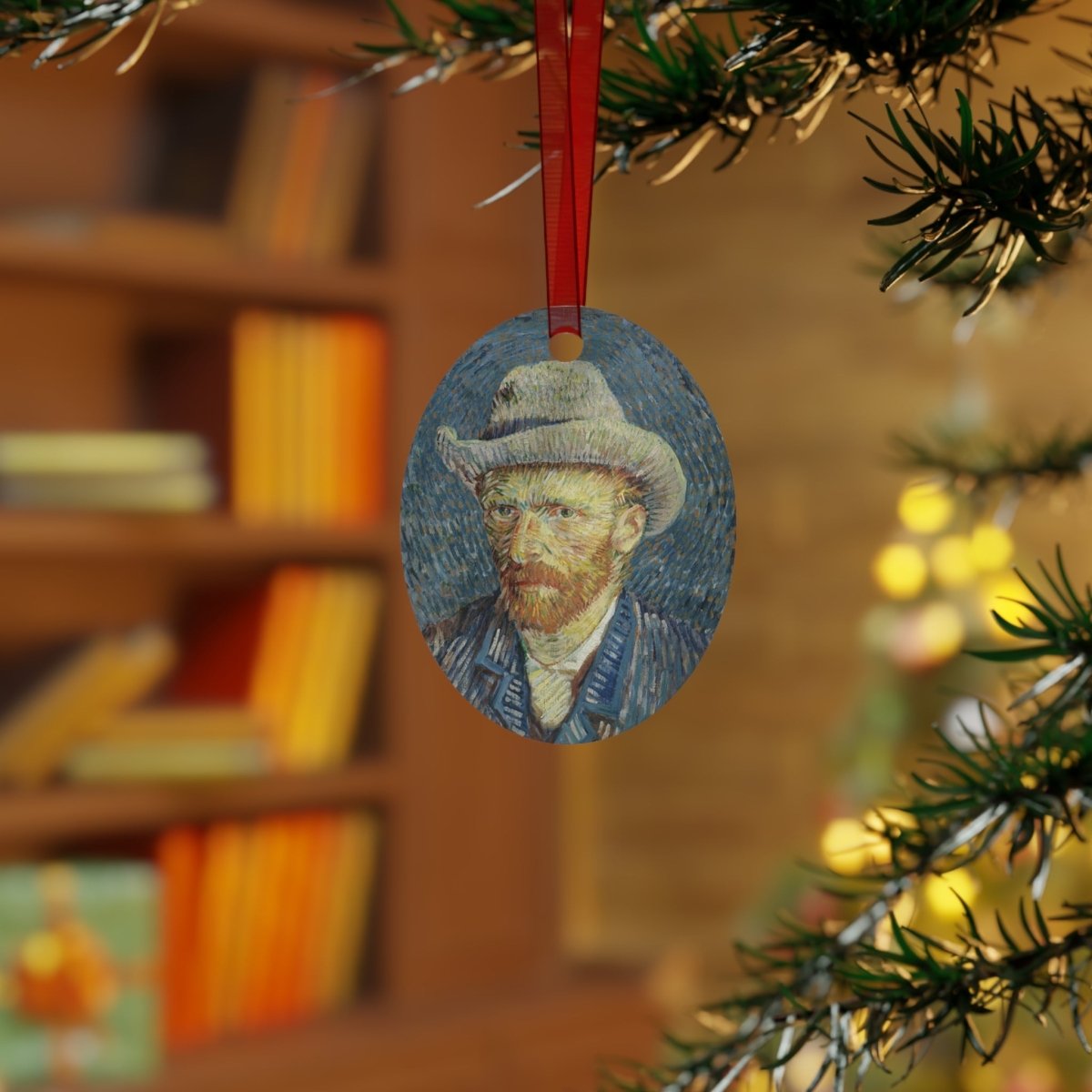 Vincent van Gogh Metal Ornaments - One Small Step History