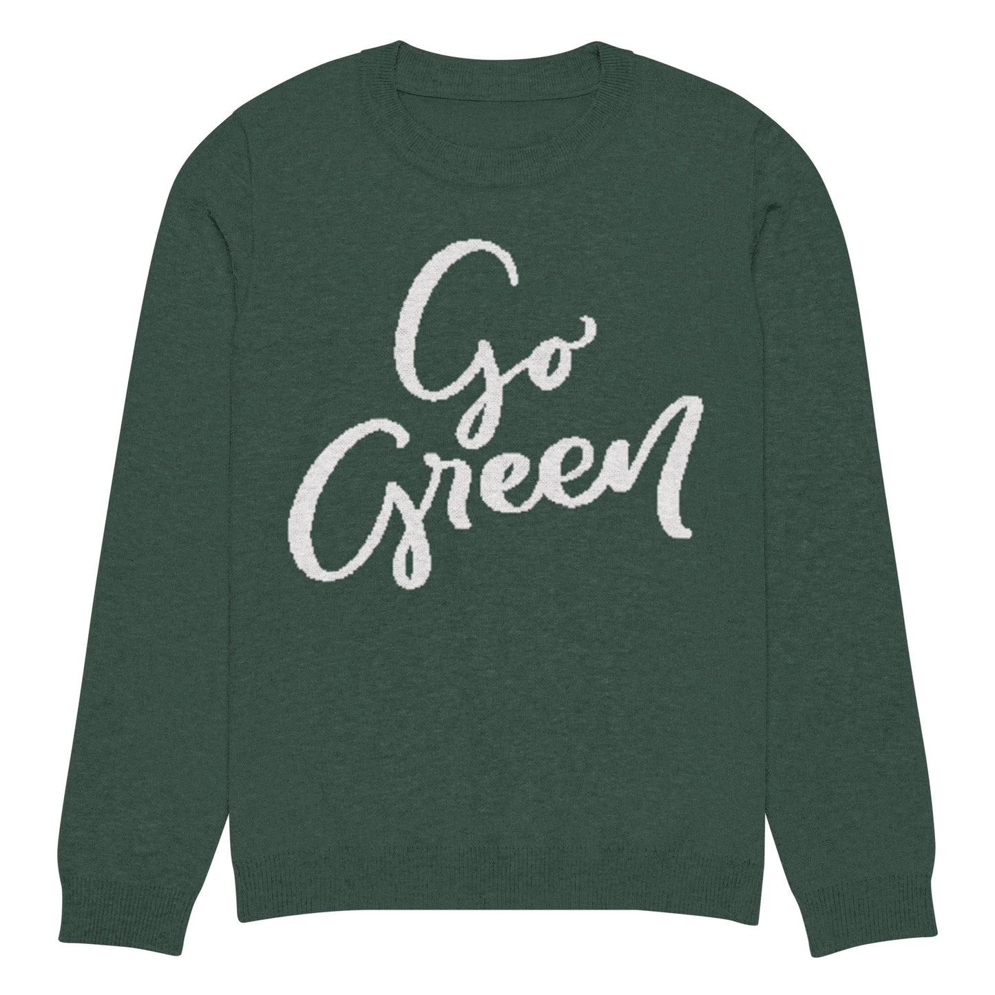 Go Green Knitted Crew Neck Sweater