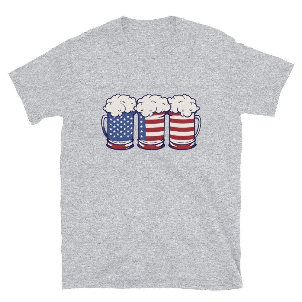 American Flag Beer T-Shirt