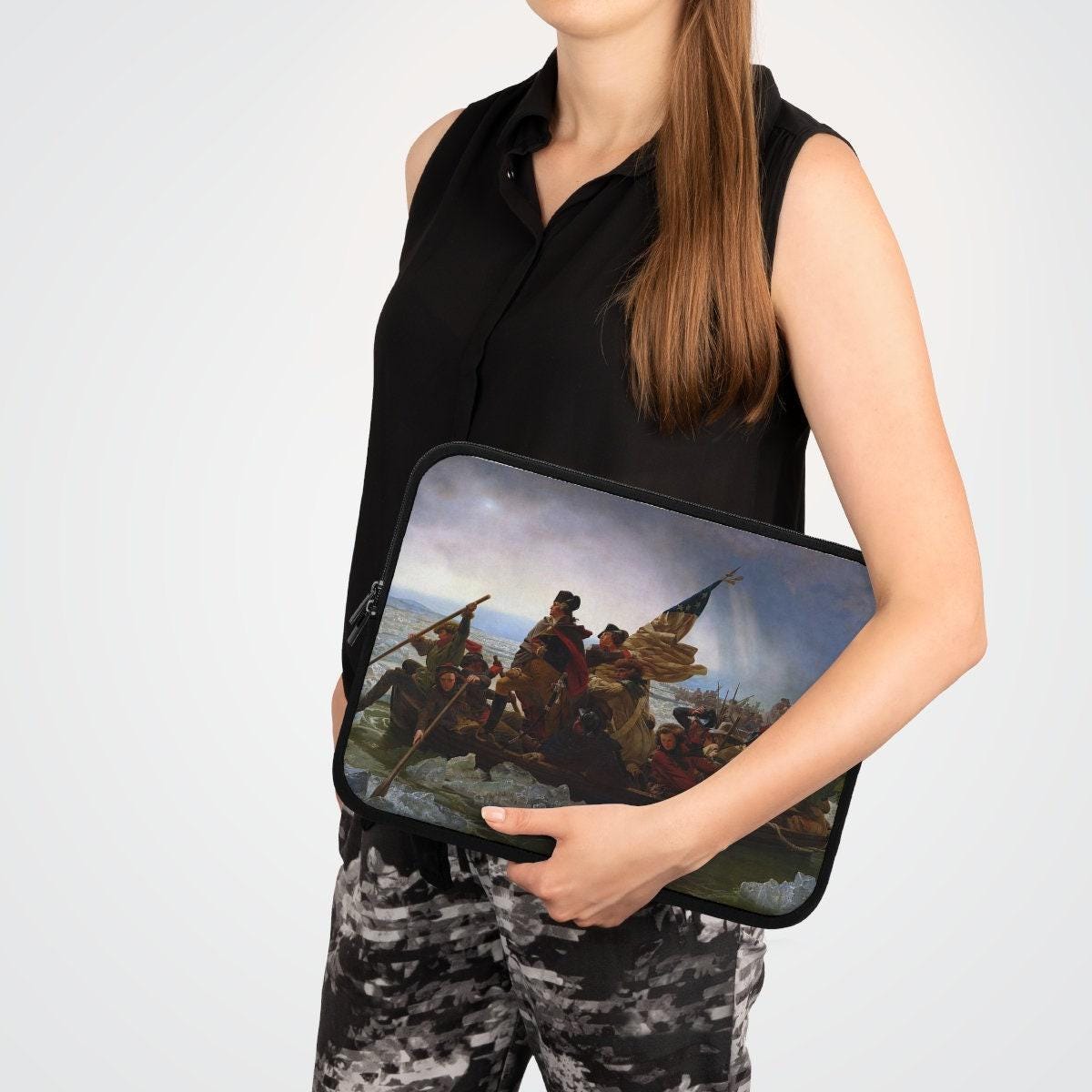 George Washington Crossing the Delaware Laptop Sleeve