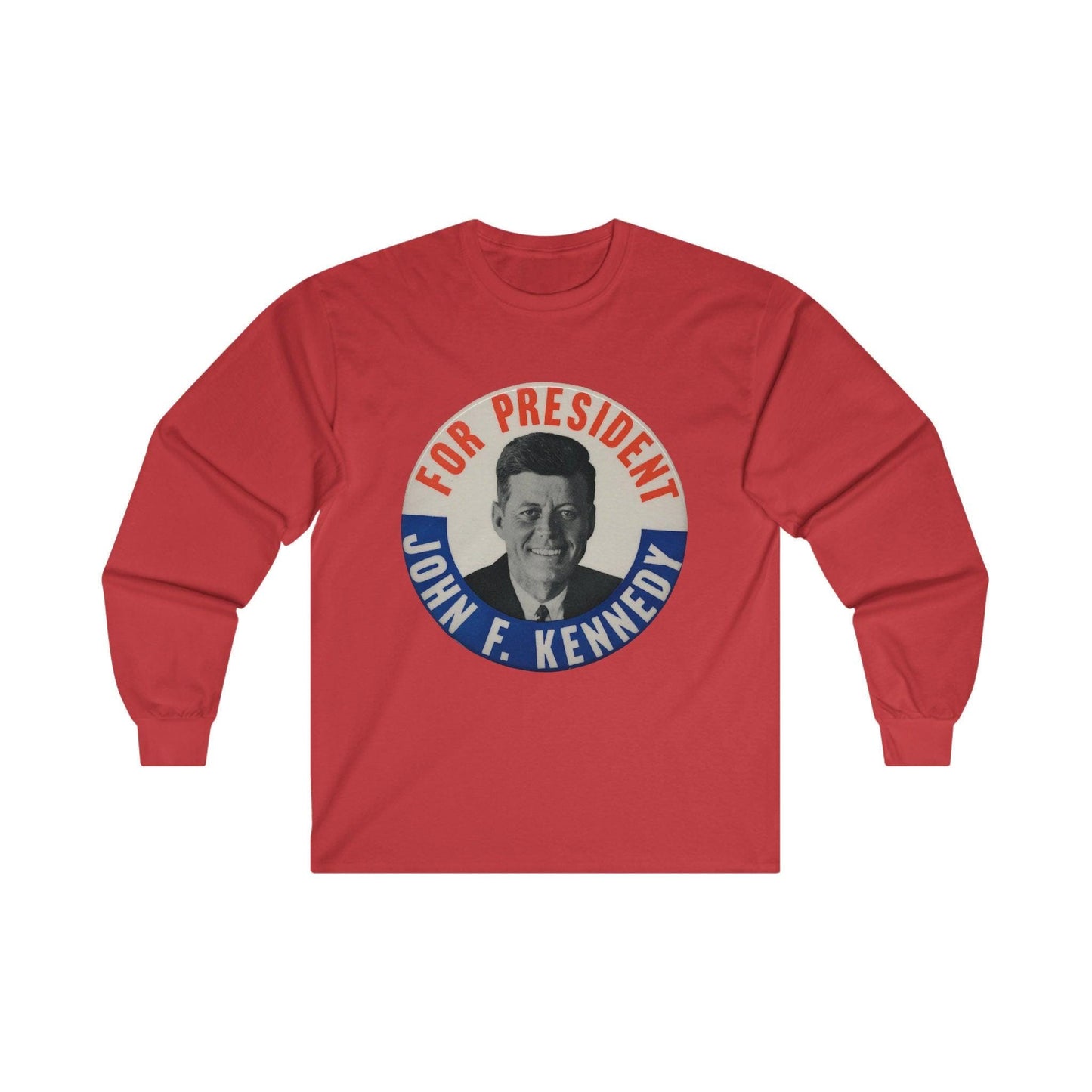 John F. Kennedy For President Long Sleeve Tee