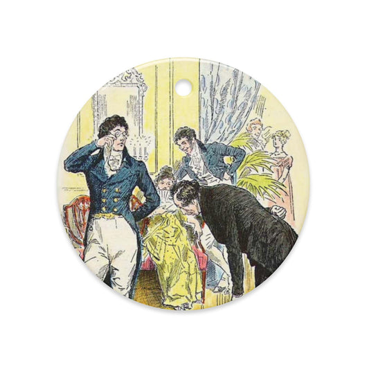 Pride and Prejudice ceramic ornament (Mr. Collins)