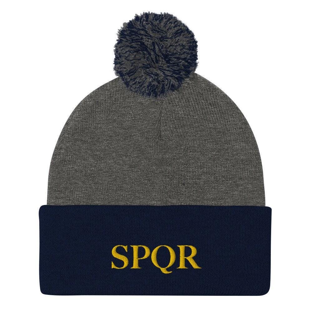 SPQR Pom-Pom Beanie
