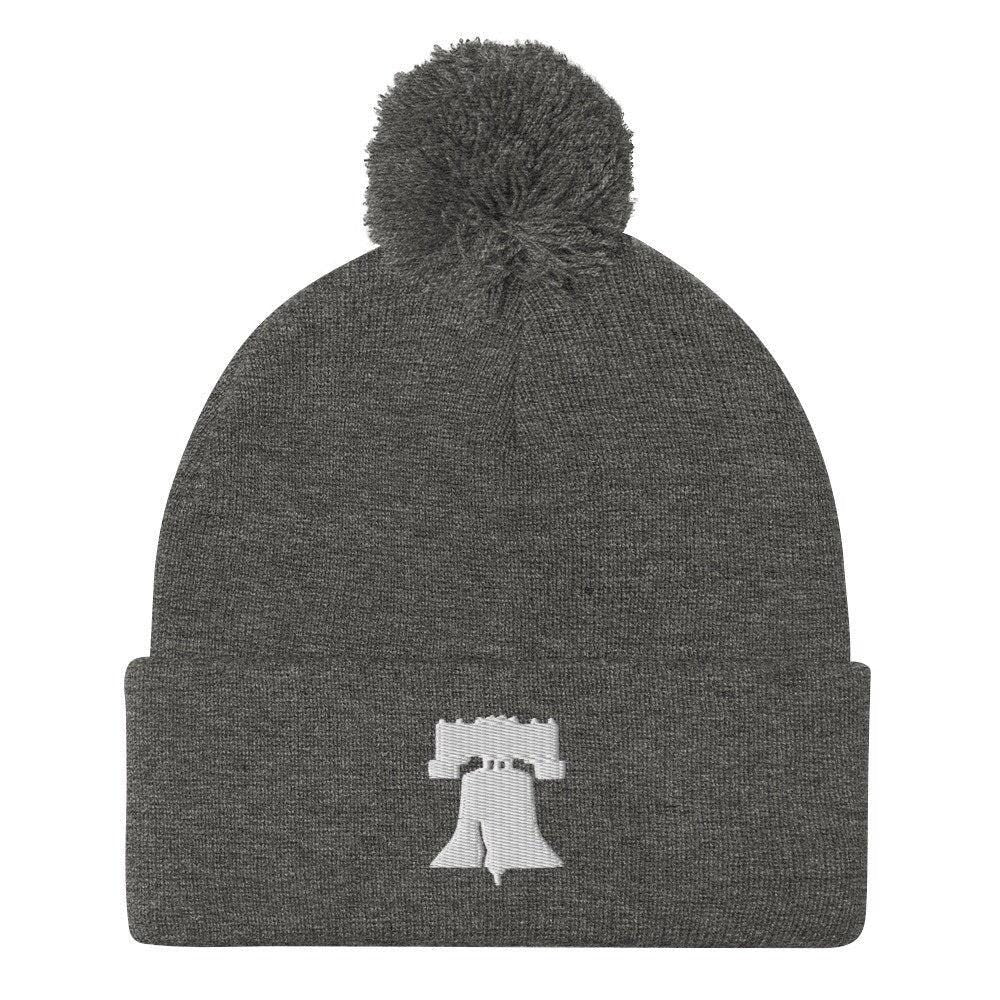 Liberty Bell Pom-Pom Beanie