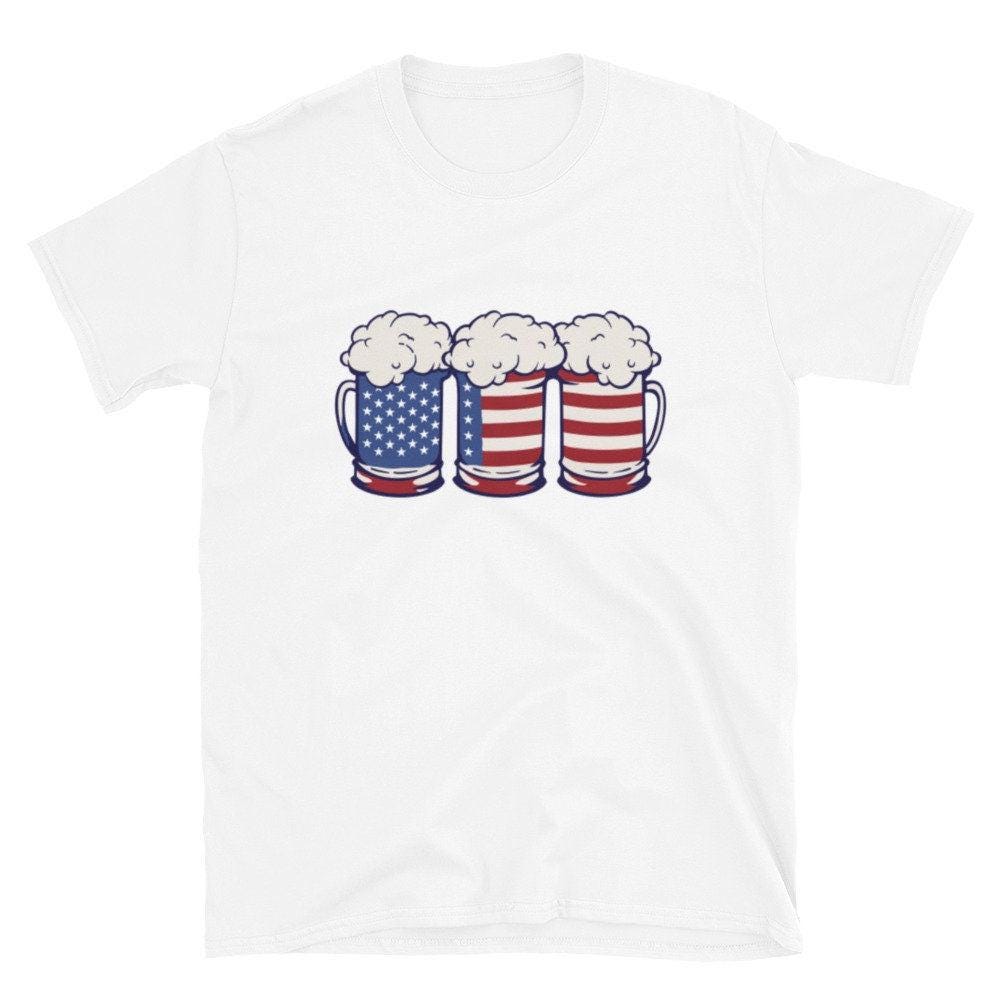 American Flag Beer T-Shirt