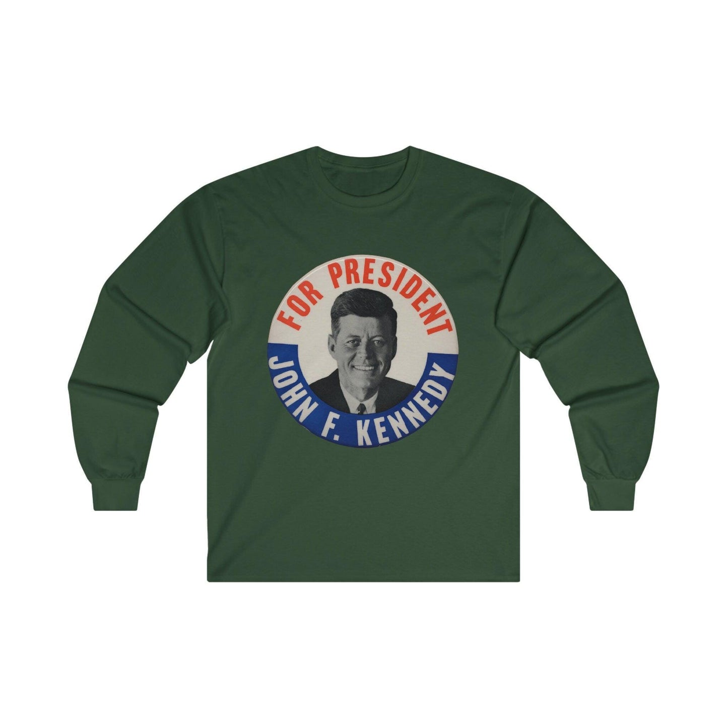 John F. Kennedy For President Long Sleeve Tee