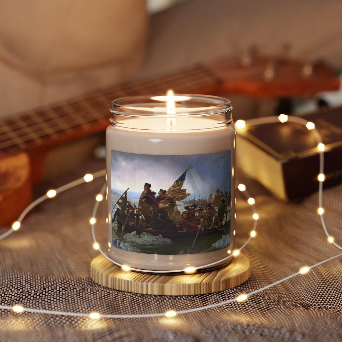 Washington Crossing the Delaware Scented Soy Candle, 9oz