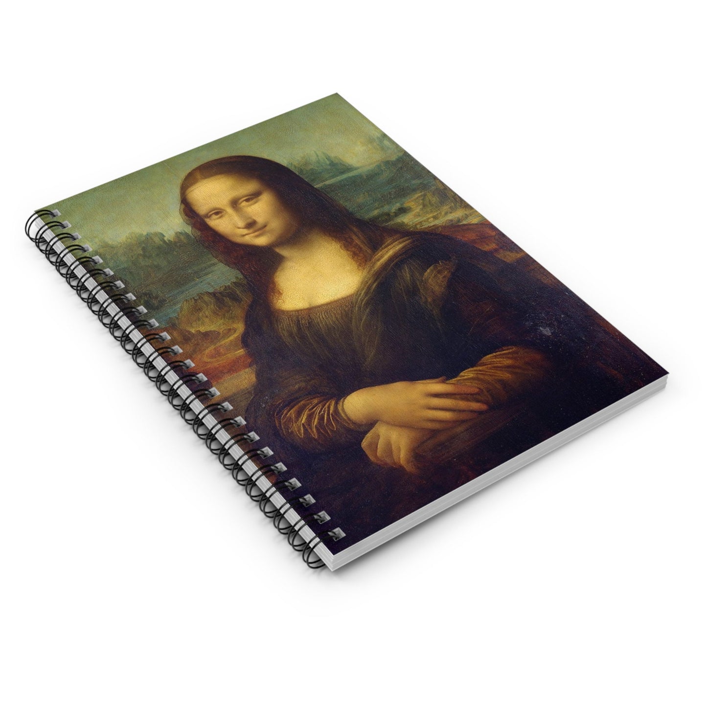 Mona Lisa Spiral Notebook - Ruled Line