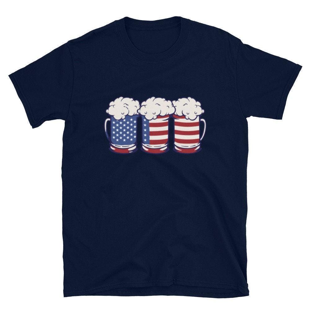 American Flag Beer T-Shirt