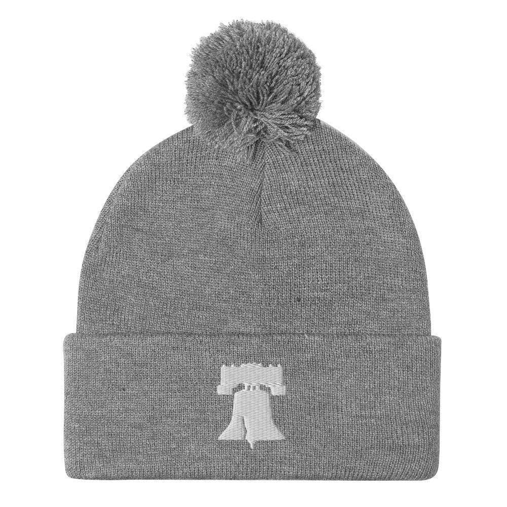 Liberty Bell Pom-Pom Beanie