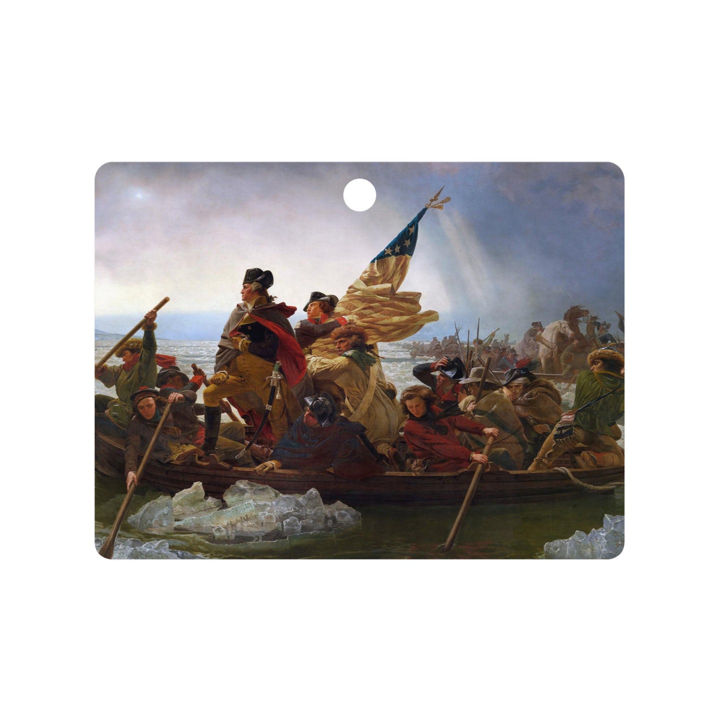 Washington Crossing the Delaware Metal ornament