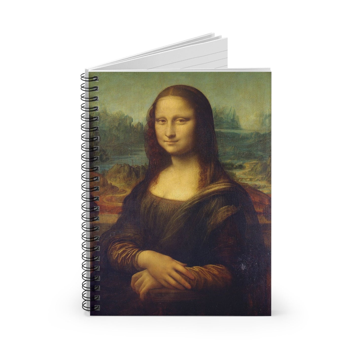 Mona Lisa Spiral Notebook - Ruled Line