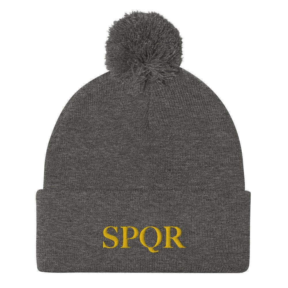 SPQR Pom-Pom Beanie