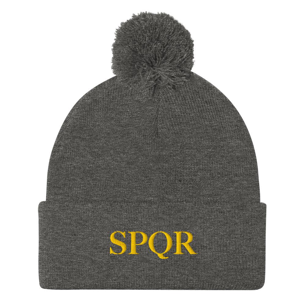 SPQR Pom-Pom Beanie