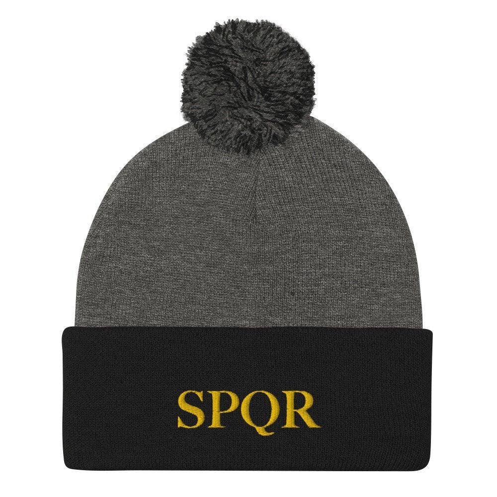 SPQR Pom-Pom Beanie