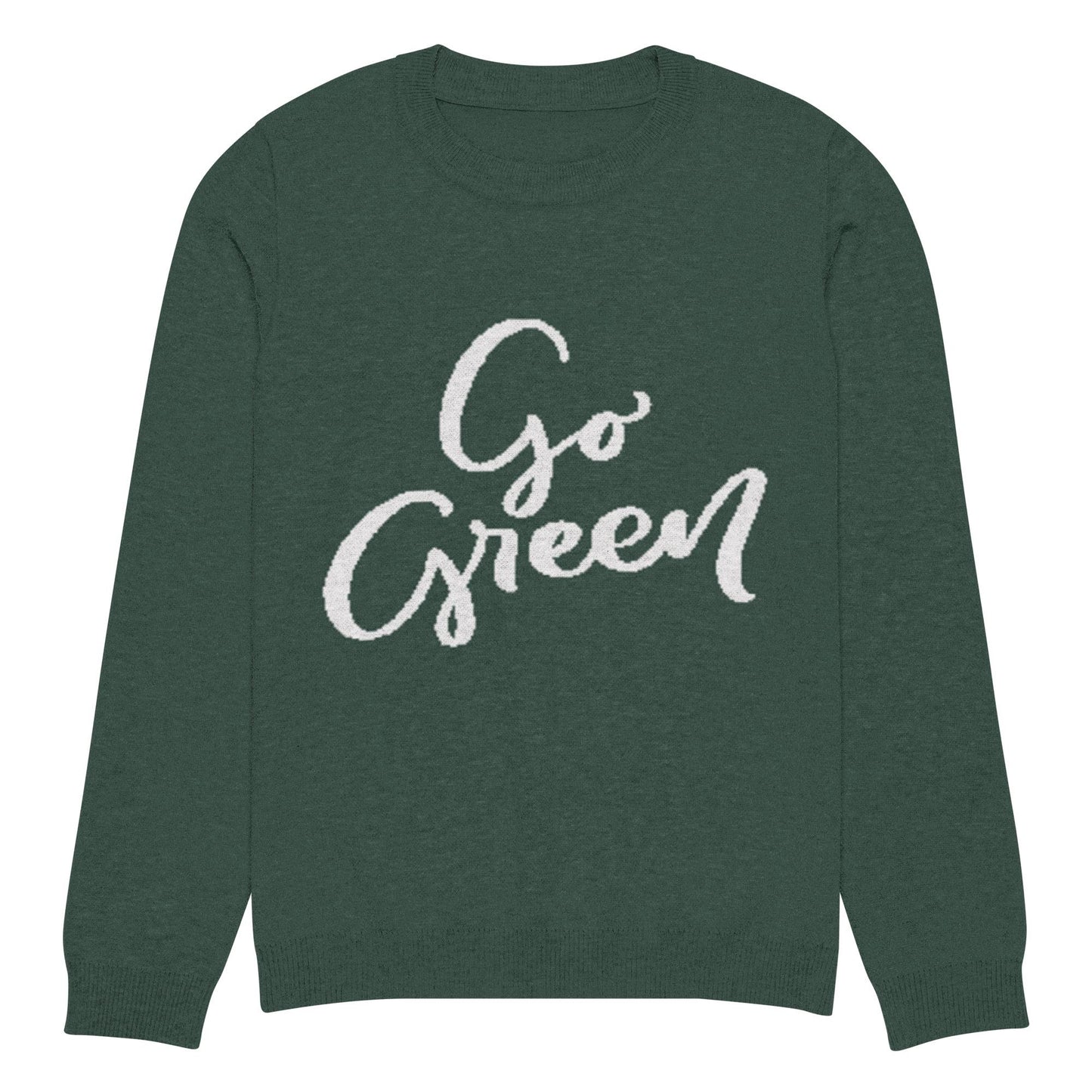 Go Green Knitted Crew Neck Sweater