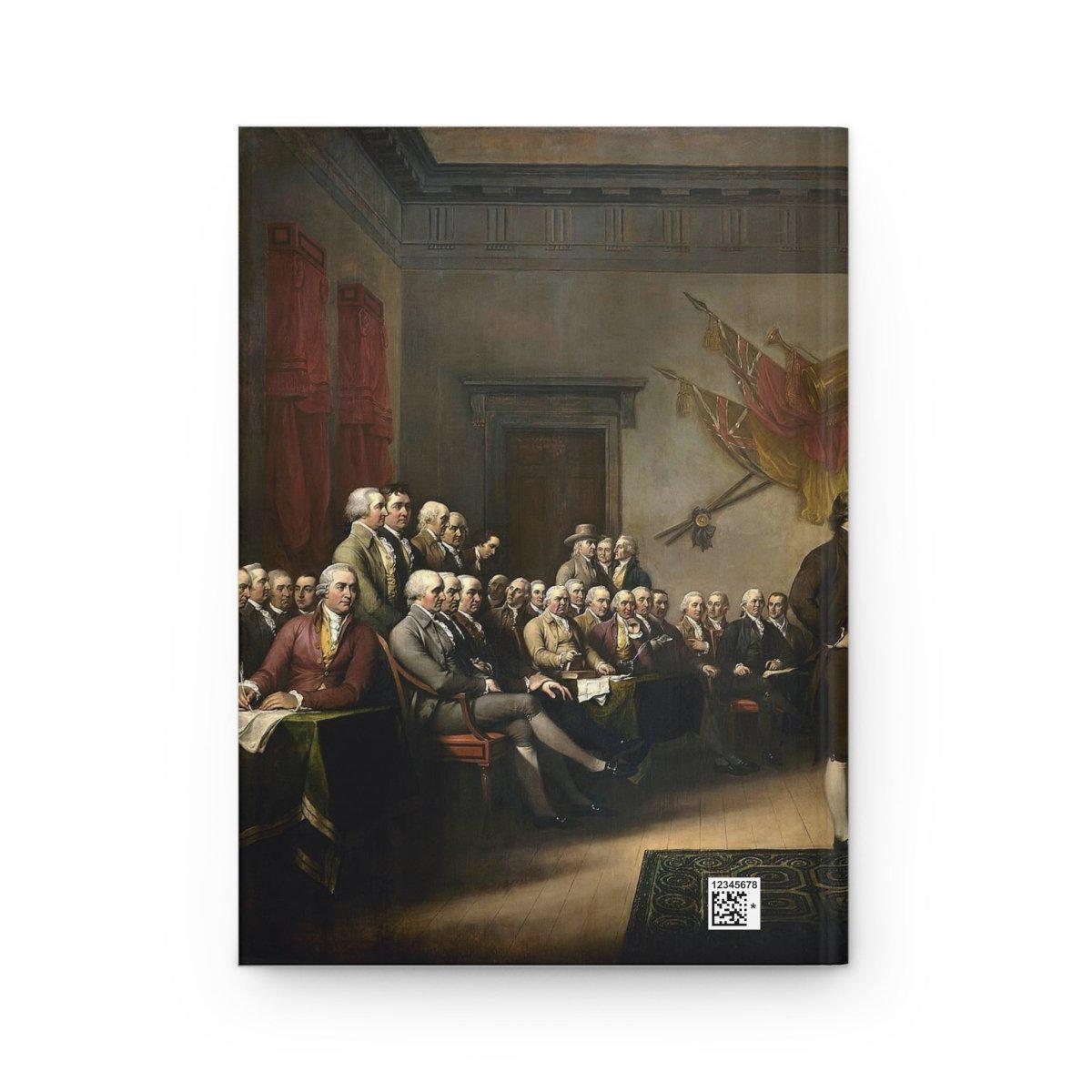 Signing of the Declaration of Independence Hardcover Journal Matte