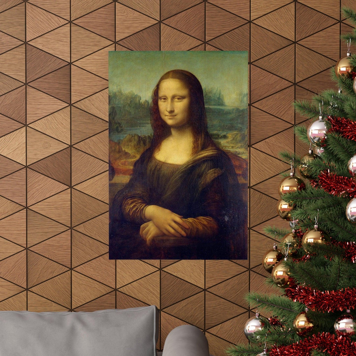 Mona Lisa Matte Vertical Posters