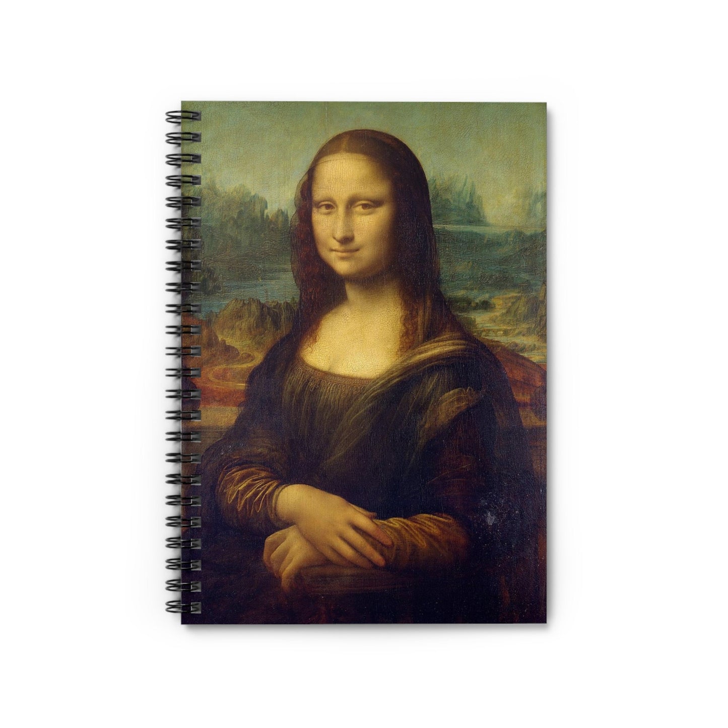 Mona Lisa Spiral Notebook - Ruled Line