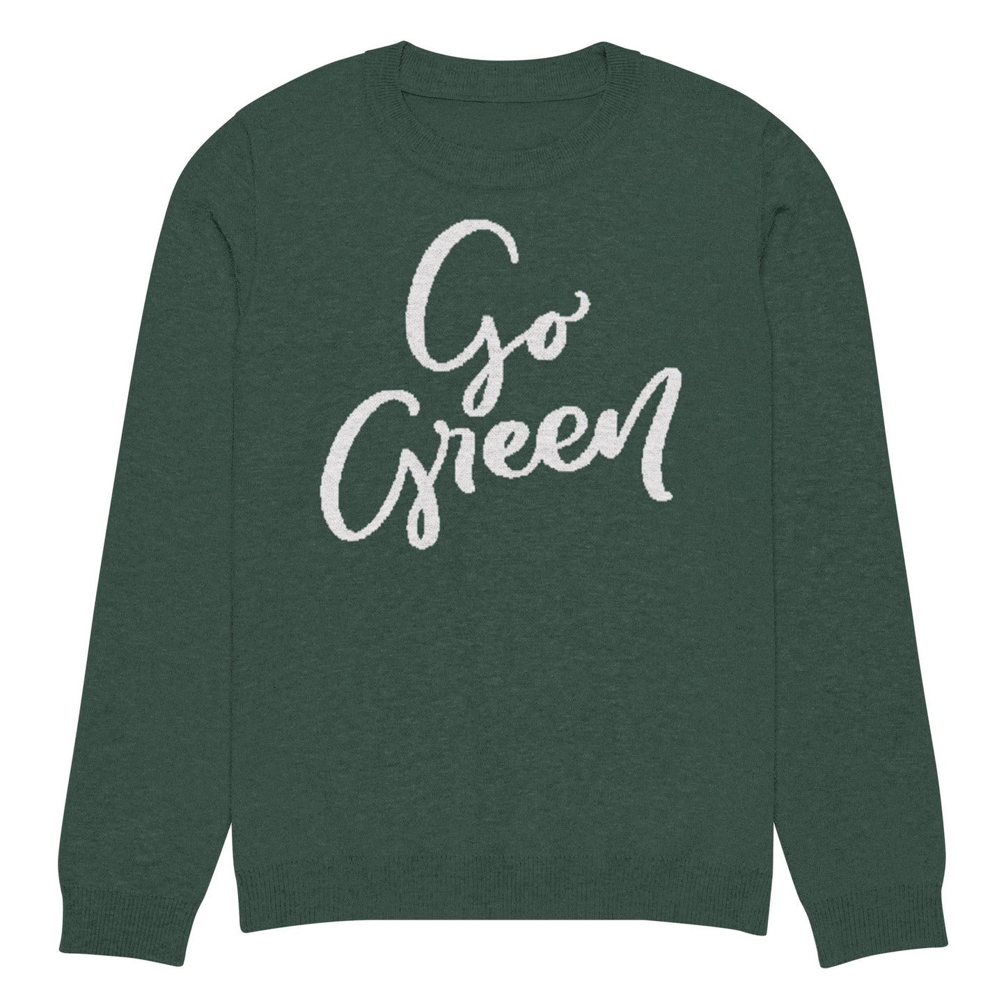 Go Green Knitted Crew Neck Sweater
