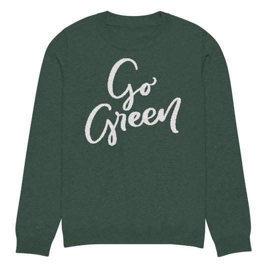 Go Green Knitted Crew Neck Sweater