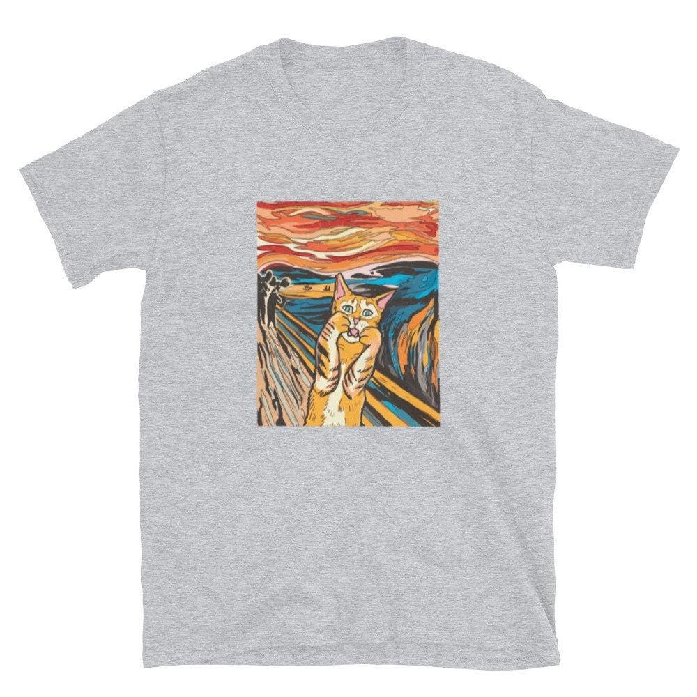 Cat "The Scream" T-Shirt