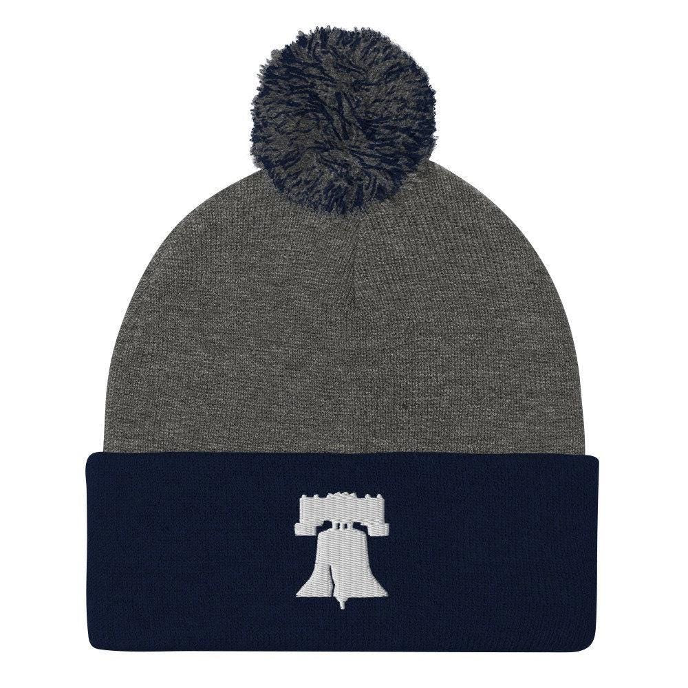 Liberty Bell Pom-Pom Beanie