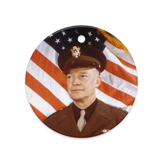 General Dwight D. Eisenhower ceramic ornaments