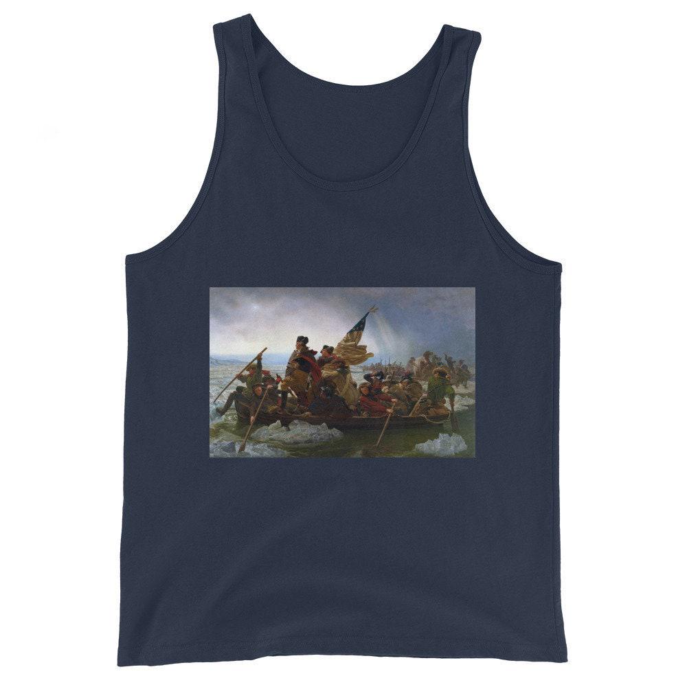 Washington Crossing the Delaware Tank Top