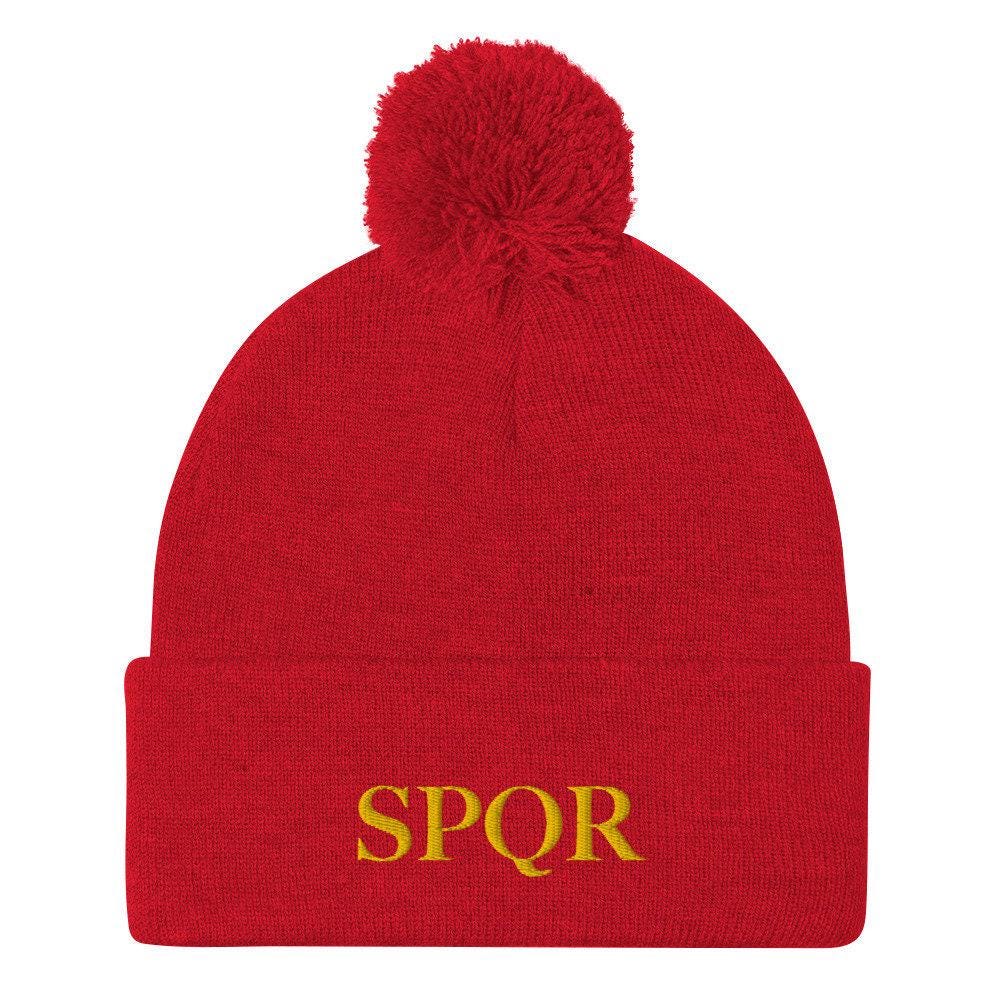 SPQR Pom-Pom Beanie