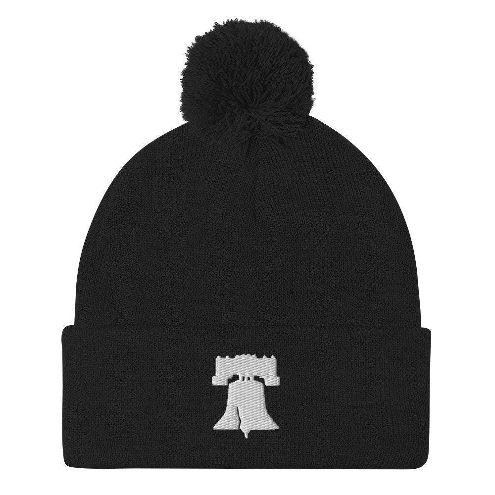 Liberty Bell Pom-Pom Beanie
