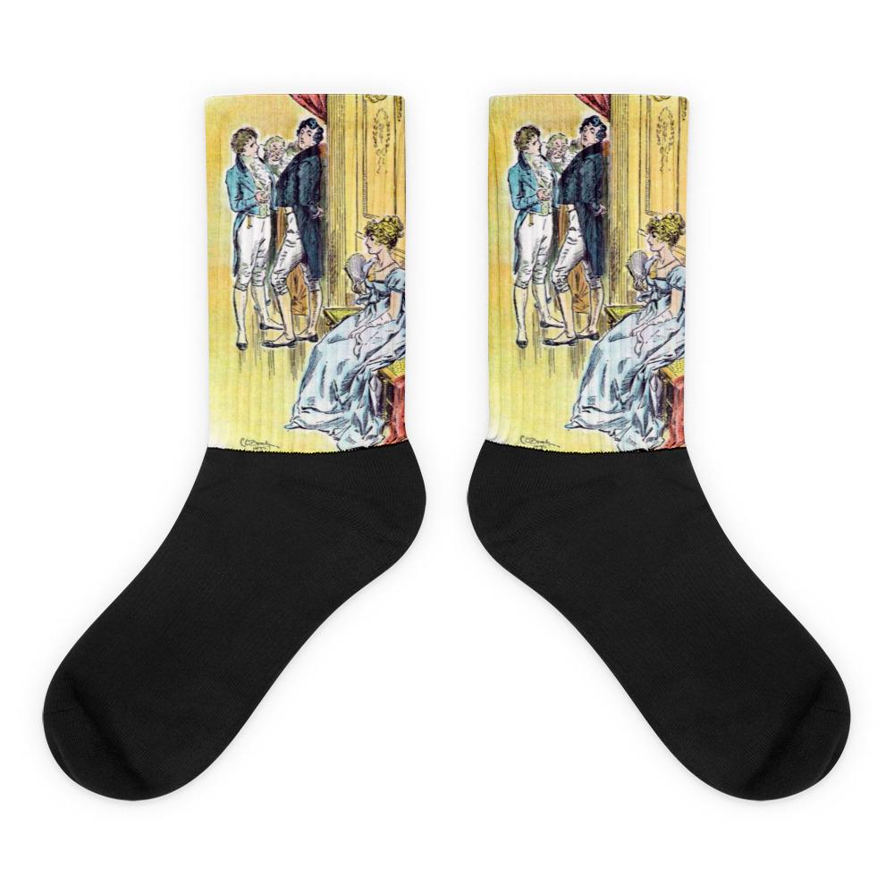 Pride and Prejudice- Mr. Darcy and Elizabeth Socks