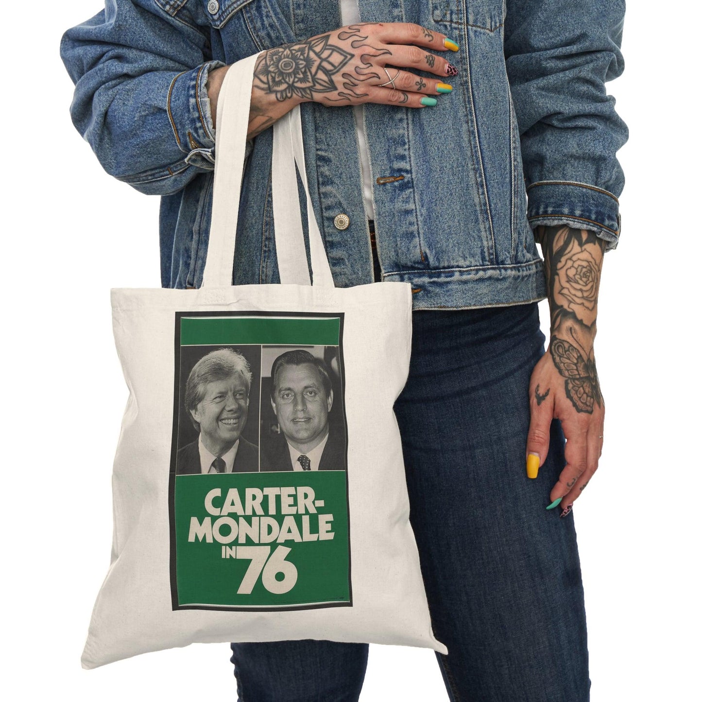 Carter- Mondale Natural Tote Bag