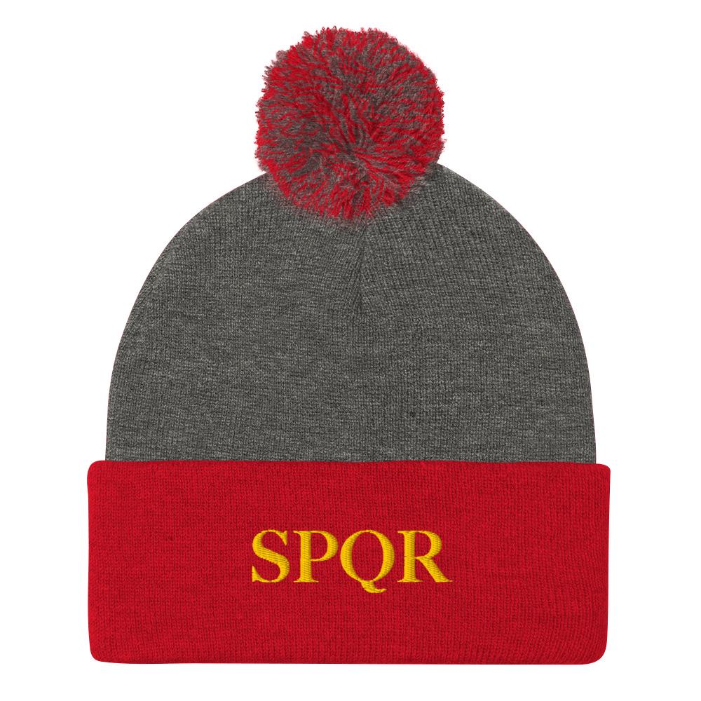 SPQR Pom-Pom Beanie