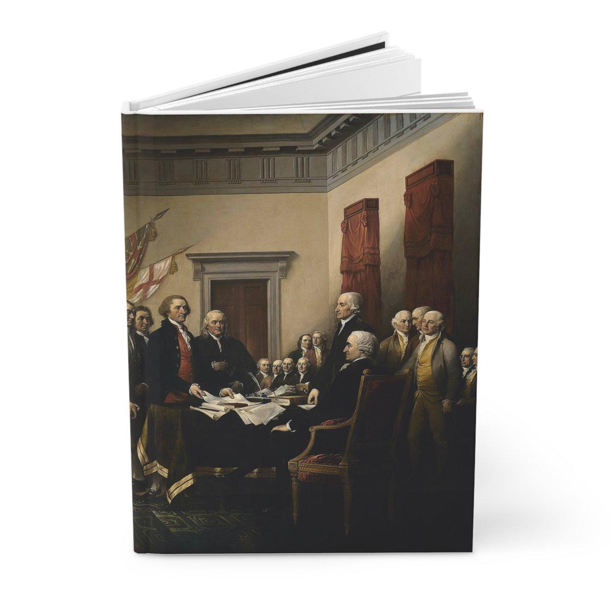 Signing of the Declaration of Independence Hardcover Journal Matte