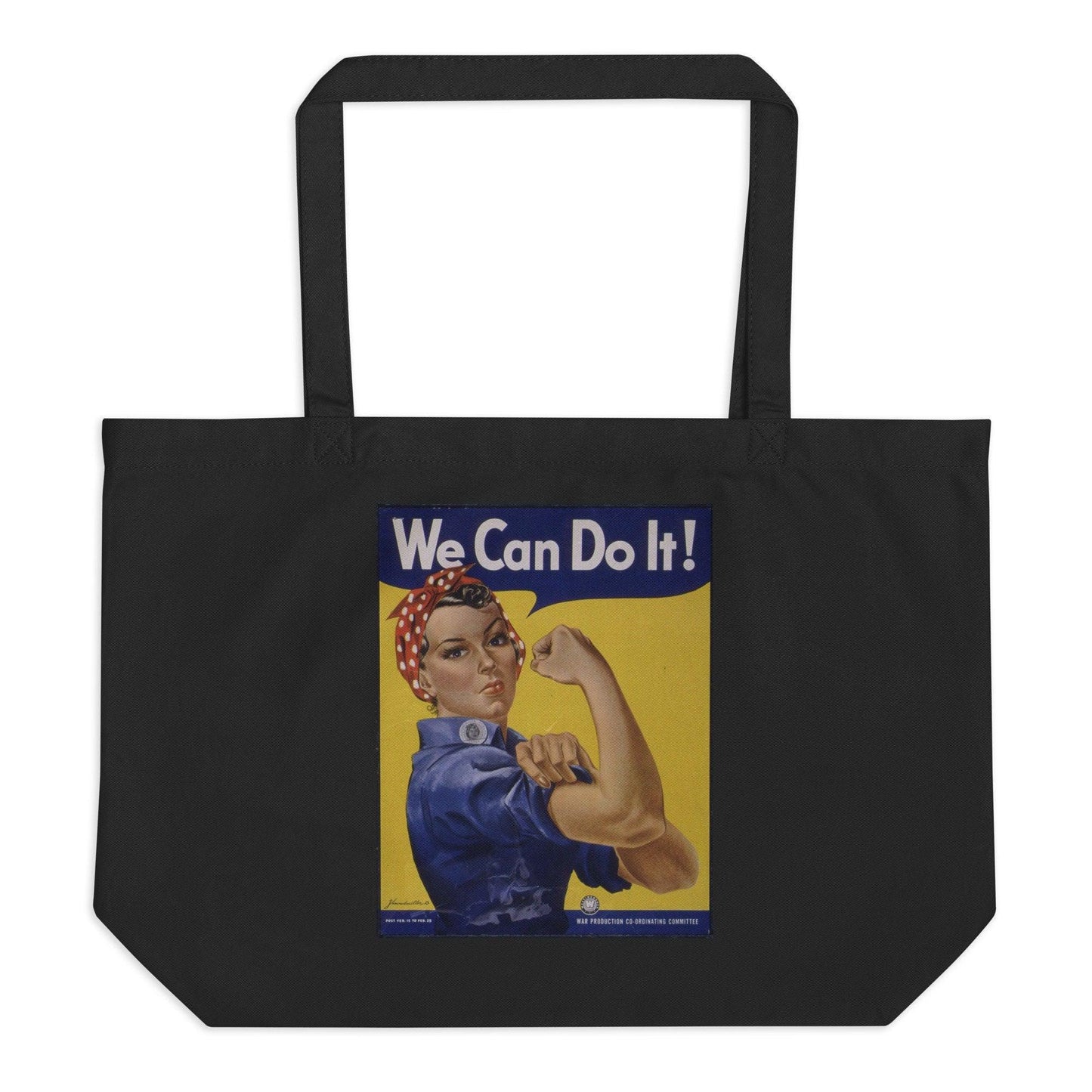 Rosie the Riveter organic tote bag