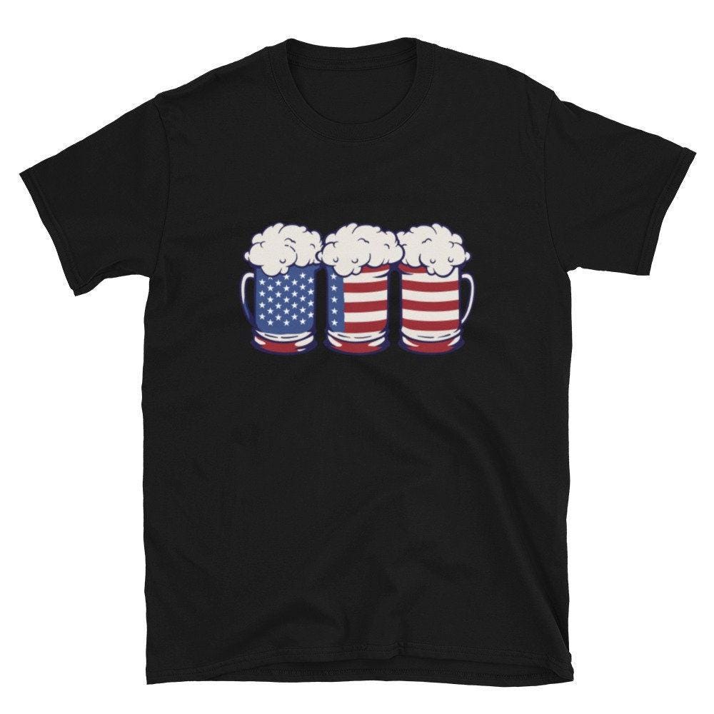 American Flag Beer T-Shirt