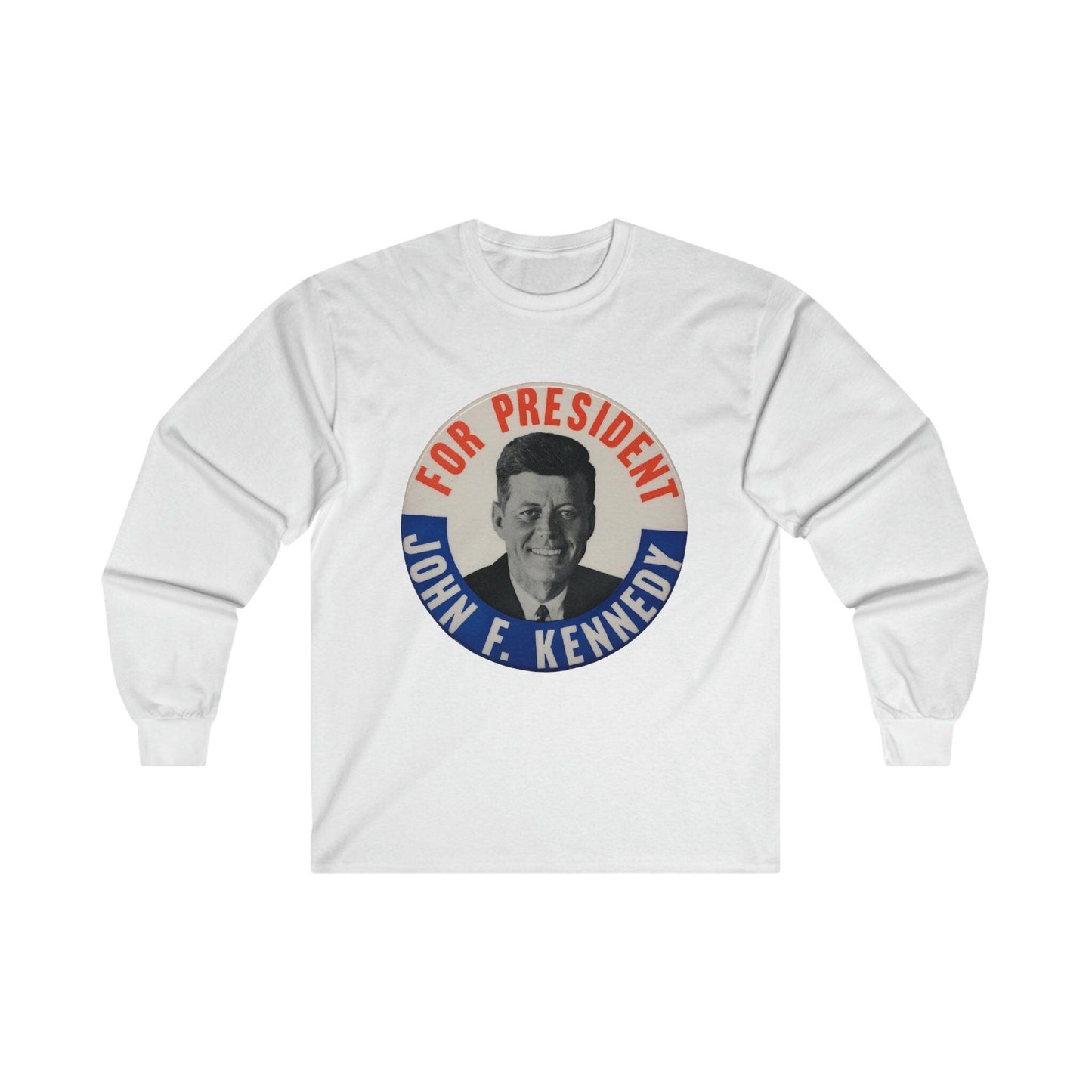 John F. Kennedy For President Long Sleeve Tee