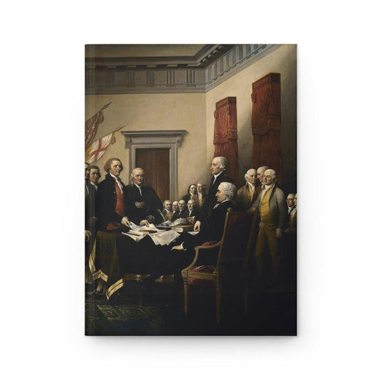 Signing of the Declaration of Independence Hardcover Journal Matte