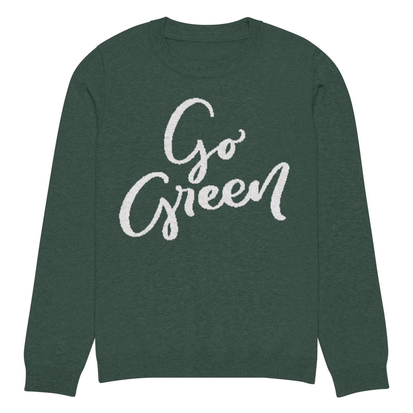Go Green Knitted Crew Neck Sweater