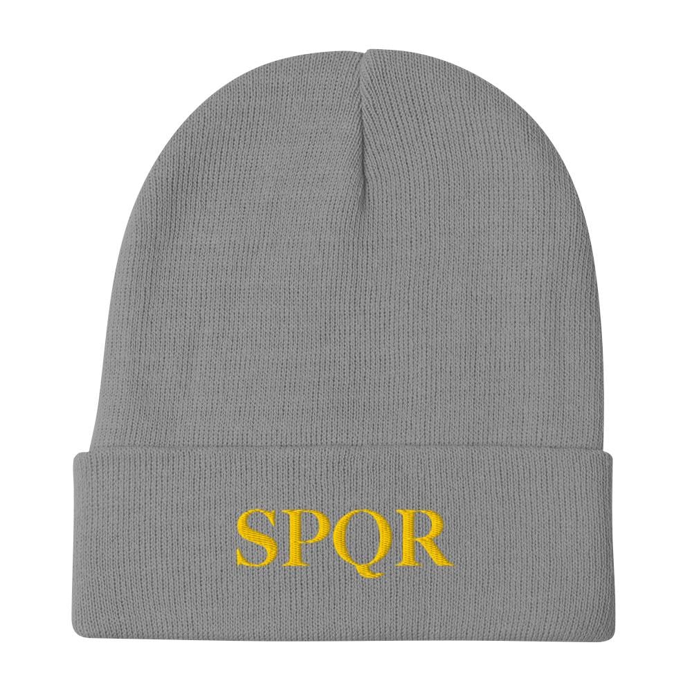 SPQR Embroidered Beanie