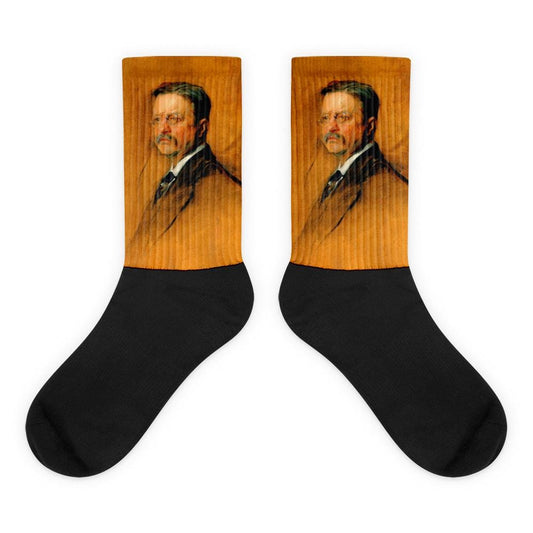 Teodore Roosevelt Portrait Socks
