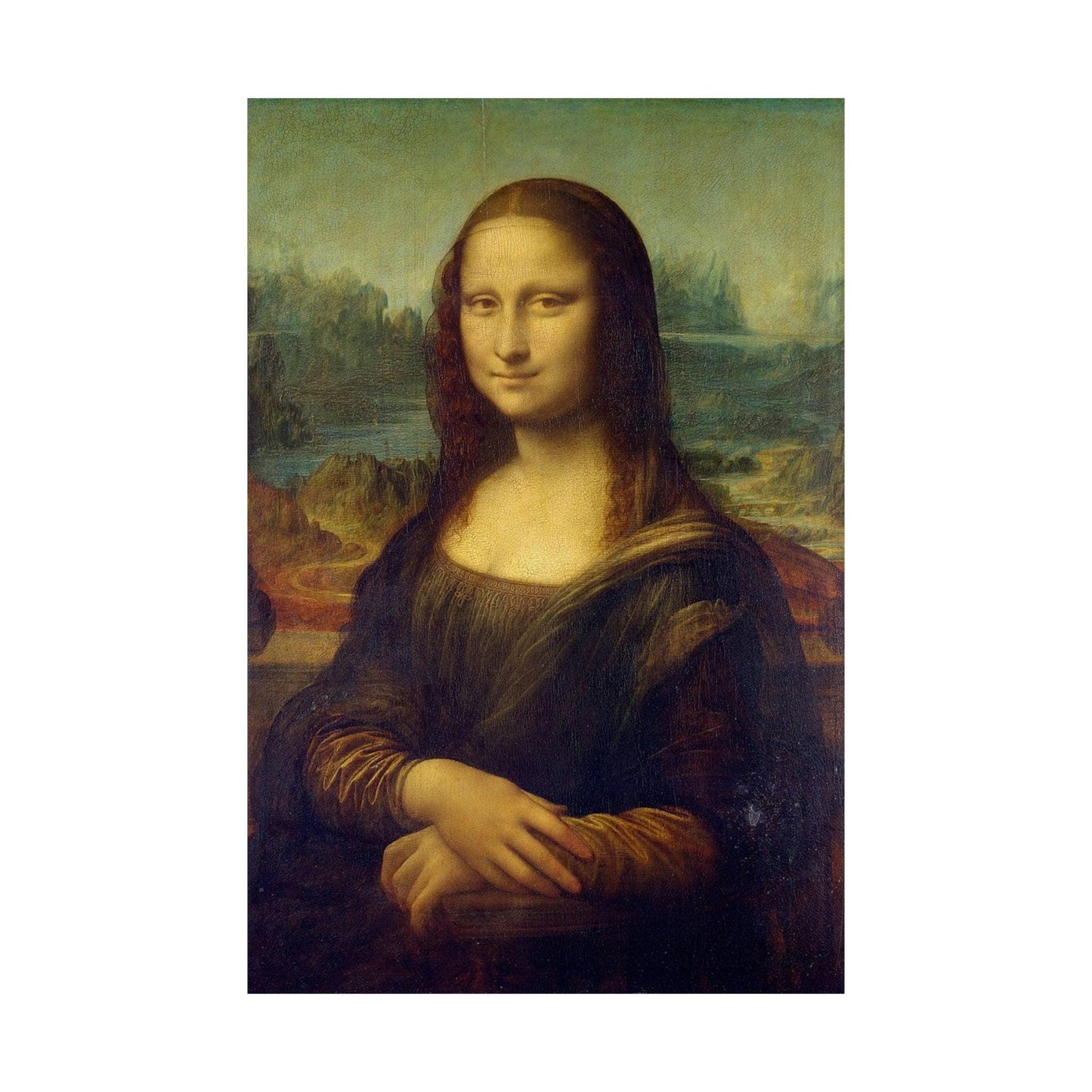 Mona Lisa Matte Vertical Posters