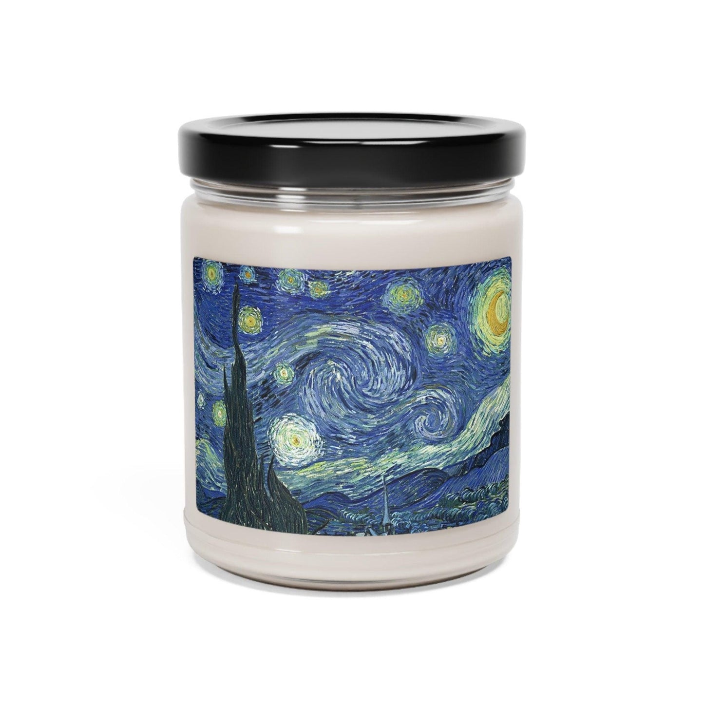 Starry Night by Vincent van Gogh Scented Soy Candle, 9oz
