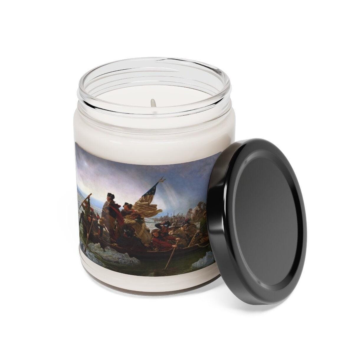 Washington Crossing the Delaware Scented Soy Candle, 9oz