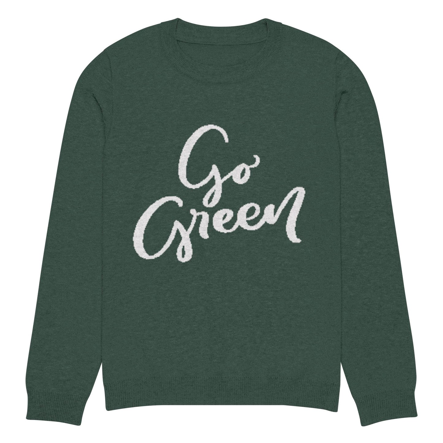 Go Green Knitted Crew Neck Sweater