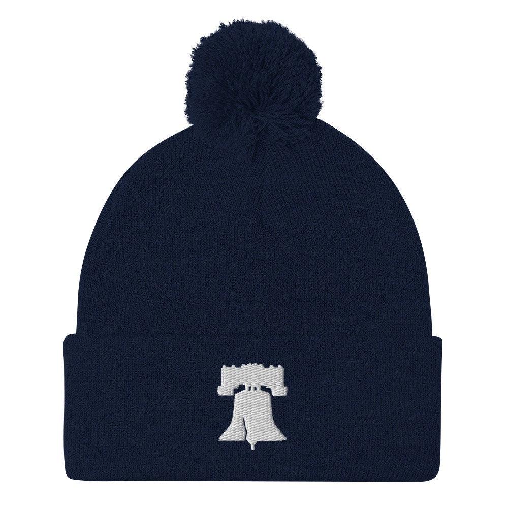 Liberty Bell Pom-Pom Beanie