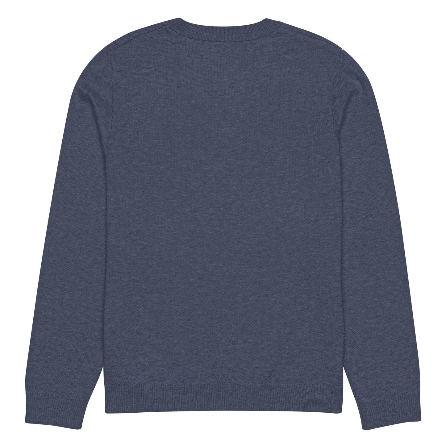 Anchor Navy Blue Knitted Crew Neck Sweater